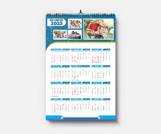 Kalender Dinding - 12 Bulan - Foto Keluarga