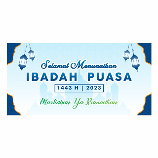 200cm x 100cm - Puasa / Ramadhan